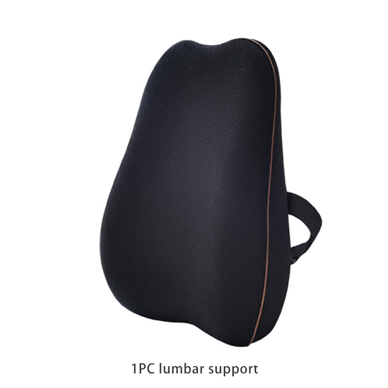 Summer Office Cushion Lumbar Back Support One Set Of Sedentary Gods Memory Foam Seat Cushion Chair Pad