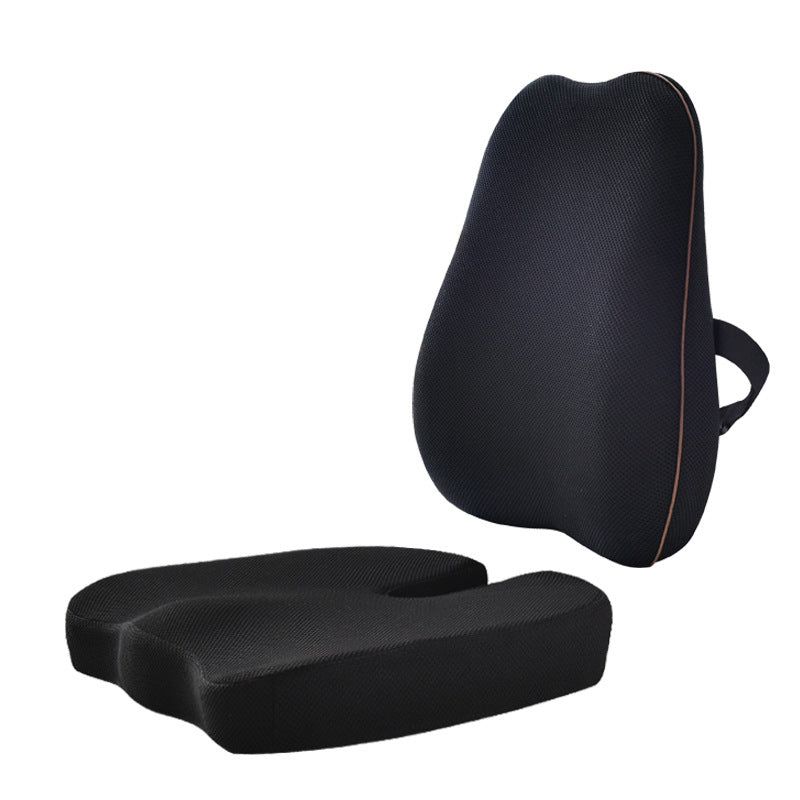 Summer Office Cushion Lumbar Back Support One Set Of Sedentary Gods Memory Foam Seat Cushion Chair Pad