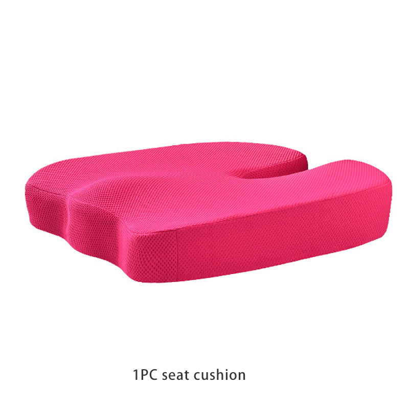 Summer Office Cushion Lumbar Back Support One Set Of Sedentary Gods Memory Foam Seat Cushion Chair Pad