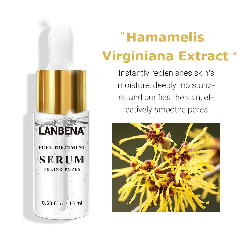 LANBENA Hyaluronic Acid Serum Blackhead Removing Moisturizing Acne Treatment Skin Care Repair Whitening Anti-Aging Winkles 15ml